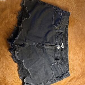Stylish Aerie Black Denim Women Shorts